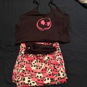 Disney Nightmare Before Christmas Ladies PJ set